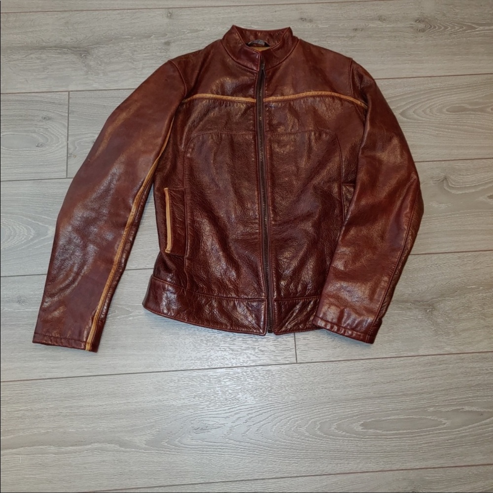 Bod and Christensen couture leather jacket.
